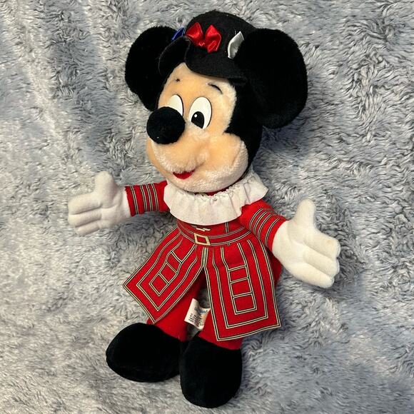 Disneyland Walt Disney Mickey Mouse UK London Stuffed Animal Plush Kids Vintage - Picture 5 of 10